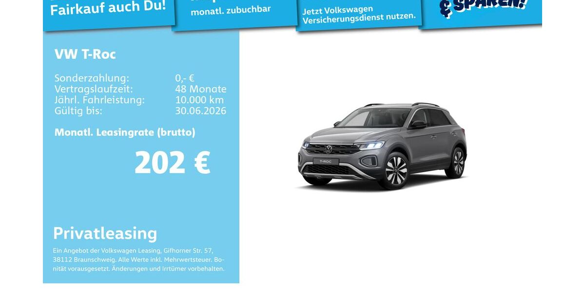 VW T-Roc 22.380 km 21.991 &euro; Mannheim 68309