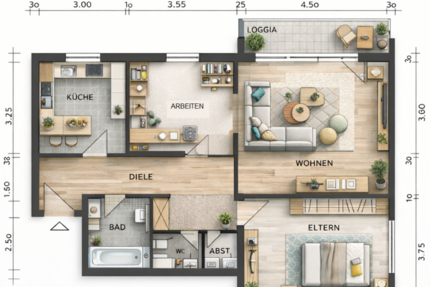Wohnung Hockenheim - 3 Zimmer, 84 m&sup2;, 199.000&euro; | Angebot:26180785