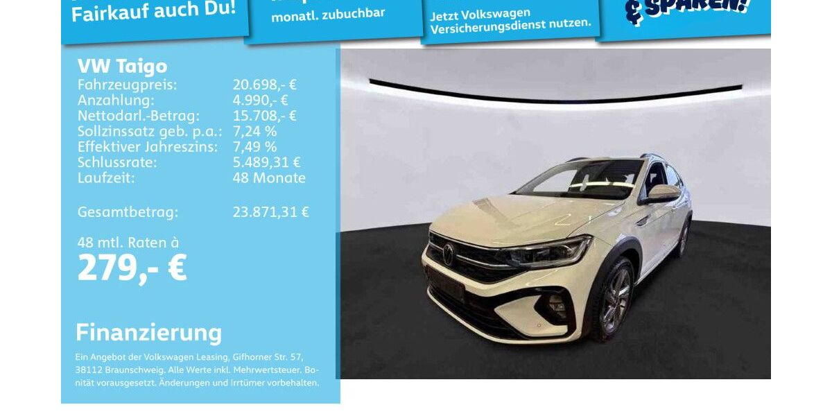 VW Taigo 61.472 km 19.992 &euro; Mannheim 68309