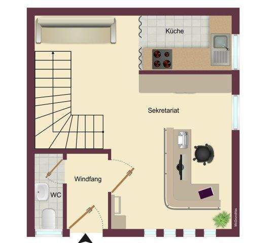 Gewerbeobjekt Heidelberg Rohrbach - 4 Zimmer, 80 m&sup2;, 199.000&euro; | Angebot:24902373