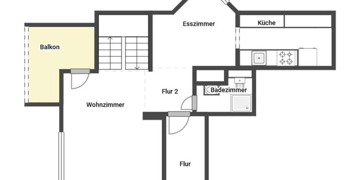 Modernisierte 3 Zi. Wohnung Maisonette, 2 Bäder, 2 Schlafzimmer, EBK, sonniger Balkon, TG Stell. 3 zimmer