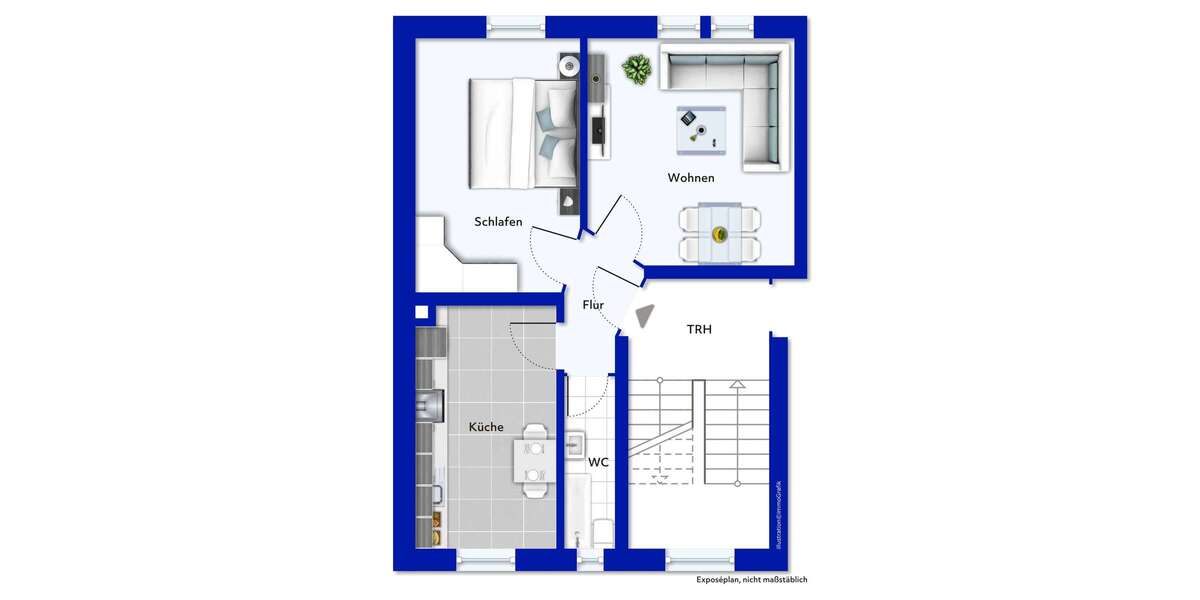 Wohnung zum Kaufen in Mannheim 169.000 € 47.42 m² 2 zimmer