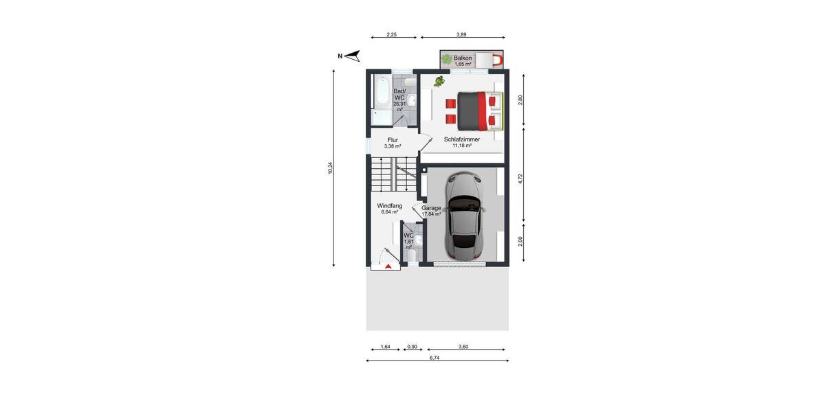 Reihenendhaus Wiesloch Schatthausen - 5 Zimmer, 146 m&sup2;, 390.000&euro; | Angebot:26555461