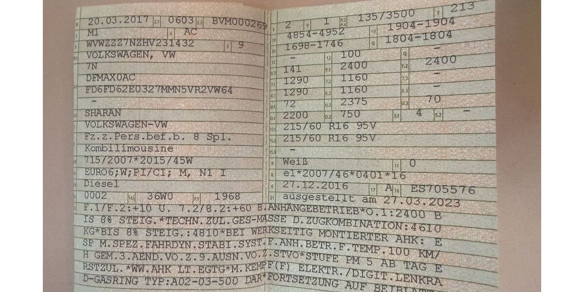 VW Sharan 198.000 km 19.000 &euro; Bad Dürkheim 67098