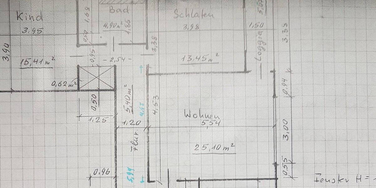 Etagenwohnung Worms Innenstadt - 3 Zimmer, 86 m&sup2;, 299.000&euro; | Angebot:26822295