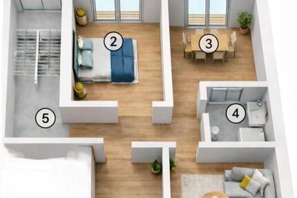 Wohnung Ladenburg - 3 Zimmer, 81 m&sup2;, 317.000&euro; | Angebot:26039821