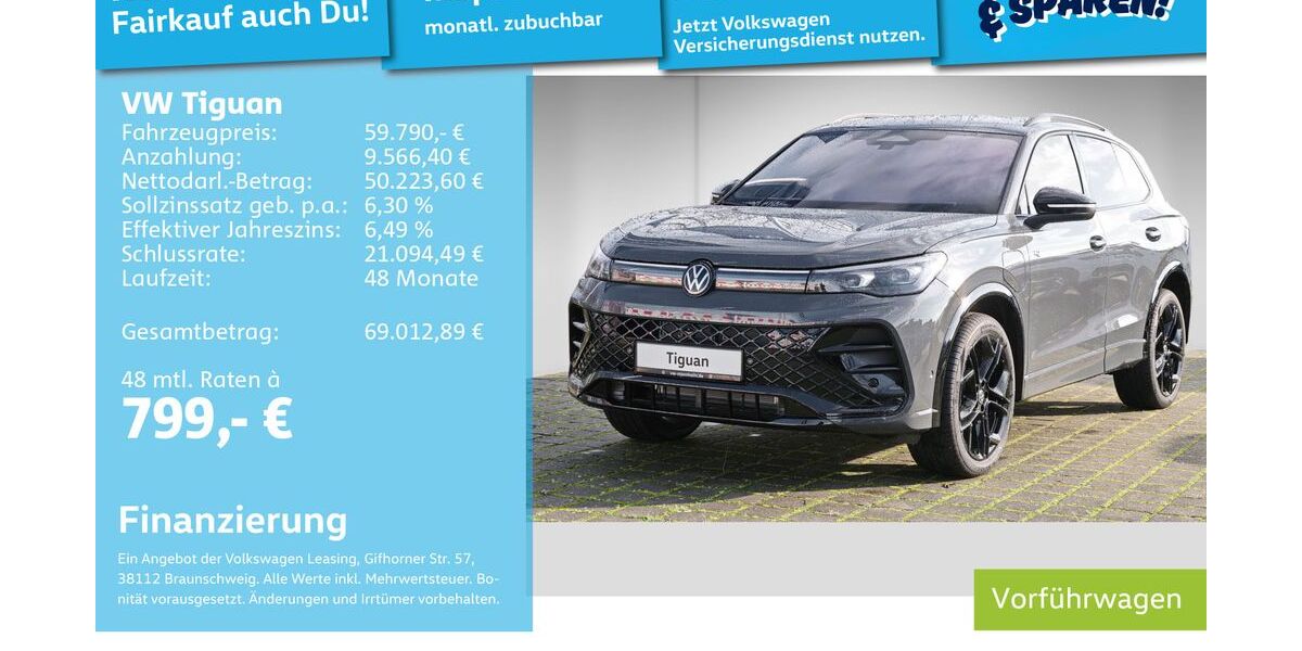 VW Tiguan 9.900 km 58.041 &euro; Mannheim 68309