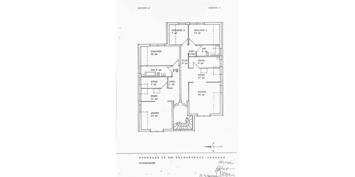 Maisonettenwohnung Zwingenberg - 5 Zimmer, 120 m&sup2;, 309.000&euro; | Angebot:24554917