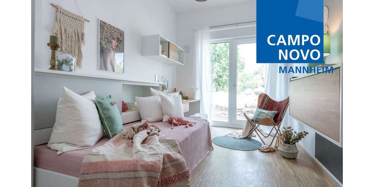 Etagenwohnung Mannheim Käfertal - 1 Zimmer, 24 m&sup2;, 530&euro; | Angebot:25446694