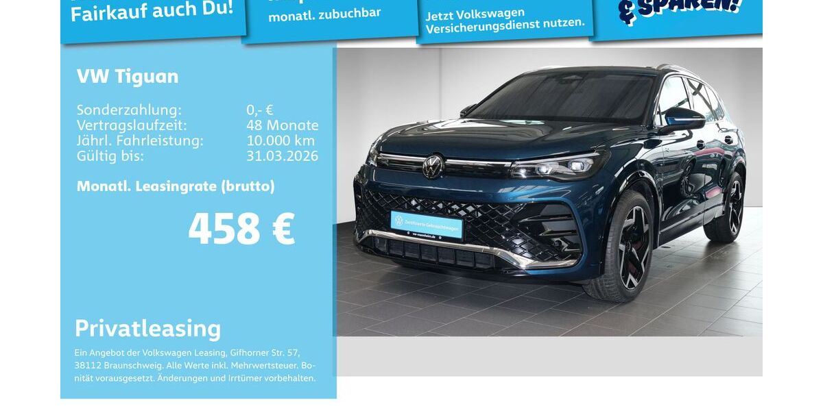 VW Tiguan 1.788 km 41.579 &euro; Mannheim 68309