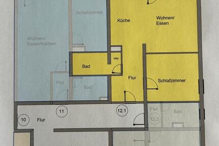 Wohnung Mannheim Neckarstadt-Ost - 2 Zimmer, 65 m&sup2;, 710&euro; | Angebot:26648292