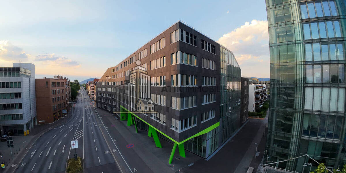 ATIK: Arbeiten mit Schlossblick - attraktive Büroflächen im X-House am Hauptbahnhof - provisionsfrei - Gewerbeobjekt Heidelberg Bergheim | Angebot:26267234