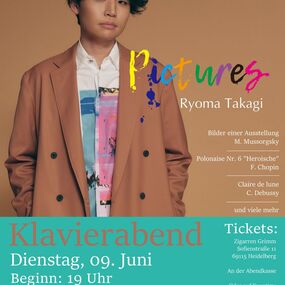 Klavierabend Ryoma Takagi - pictures 09.06.2026 Heidelberg - Stadtbibliothek Hilde-Domin-Saal