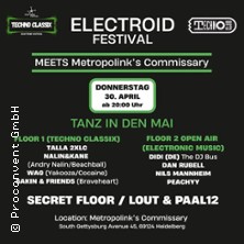 Techno Classix | Alte Schildkrötfabrik - Electroid Festival & Techno Club FFM 30.04.2026 Alte Schildkrötfabrik
