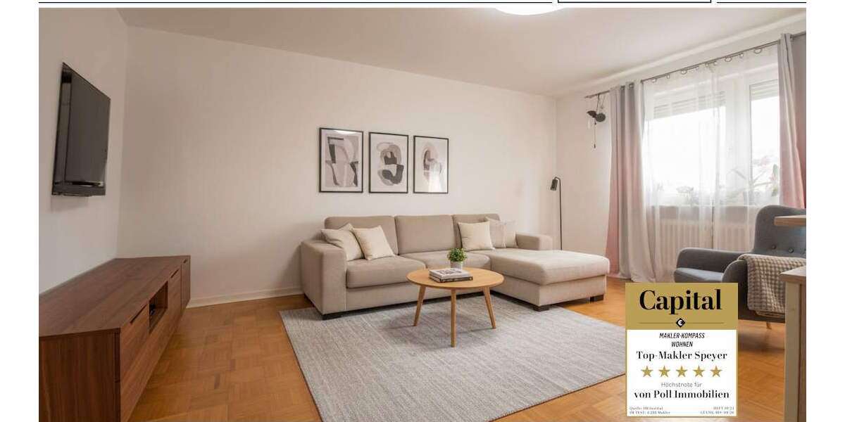 Etagenwohnung Speyer - 2 Zimmer, 56 m&sup2;, 165.000&euro; | Angebot:26648023
