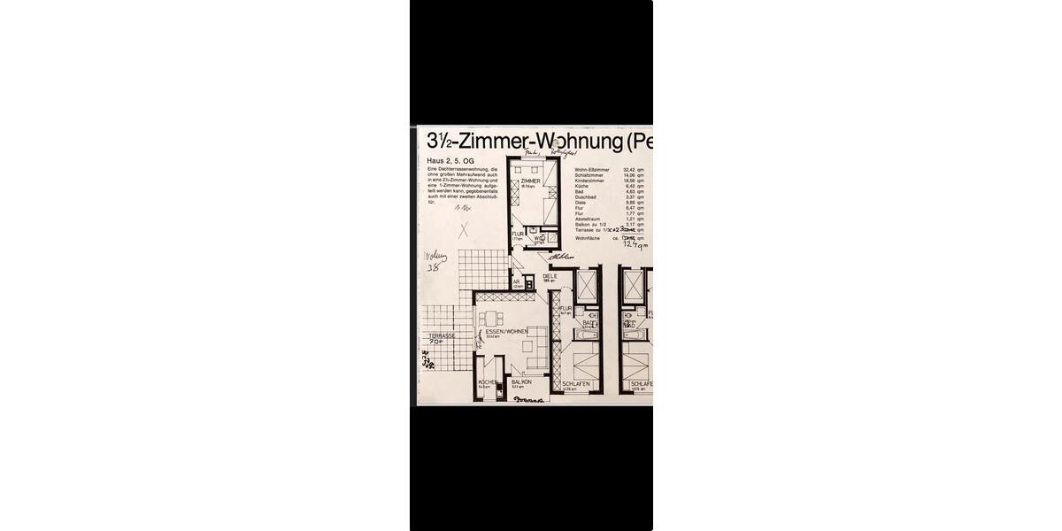 Penthouse Wohnung zu vermieten 3 zimmer