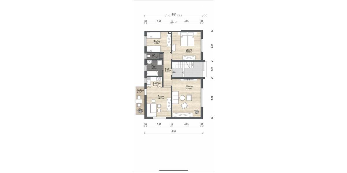 Erdgeschoßwohnung Sandhausen - 3 Zimmer, 81 m&sup2;, 1.550&euro; | Angebot:25809968
