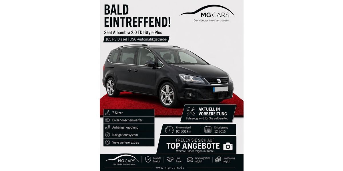 Seat Alhambra 92.500 km 21.950 &euro; Mannheim 68309