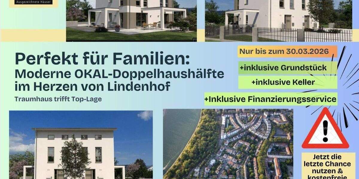 Doppelhaushälfte Lindenhof Lindenhof - 6 Zimmer, 195 m&sup2;, 1.099.225&euro; | Angebot:25737071