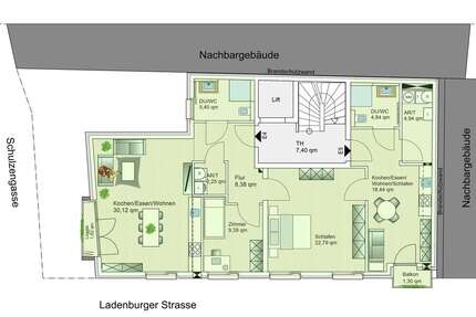 Wohnung zum Kaufen in Heidelberg 1.375.000 € 104 m² 4 zimmer