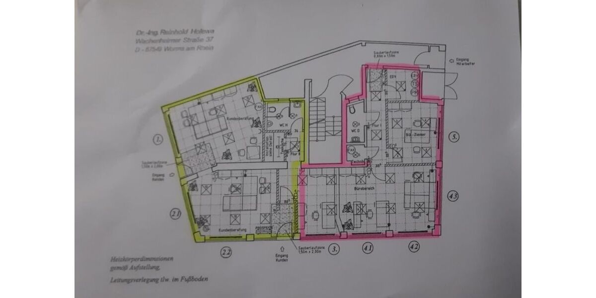 Toplage - Topchance - Schöne Büroräume mit flexiblen Gestaltungsmöglichkeiten zu vermieten zimmer