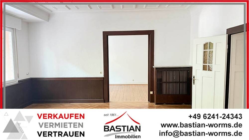 Etagenwohnung Worms Innenstadt - 5 Zimmer, 180 m&sup2;, 1.400&euro; | Angebot:26556657